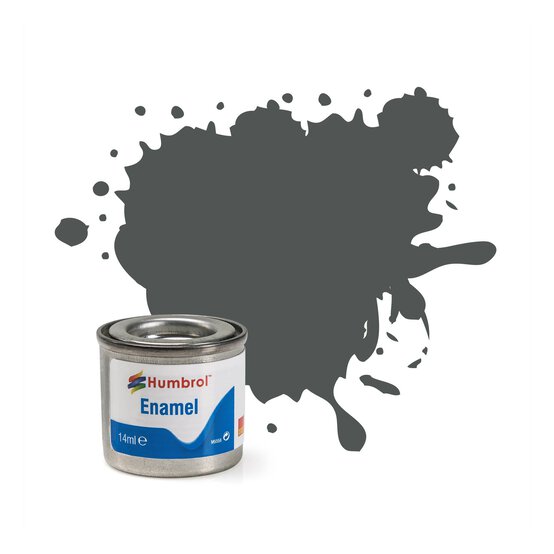 Humbrol 27 Sea Grey Enamel Matt Paint 14ml  image number 1