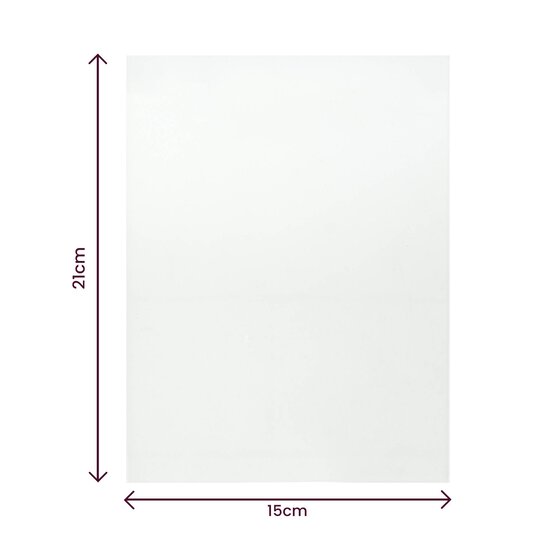 Clear Acrylic Boards 15cm x 21cm 4 Pack  image number 6