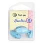 Hemline Blue Basic Barrel Button 4 Pack image number 2