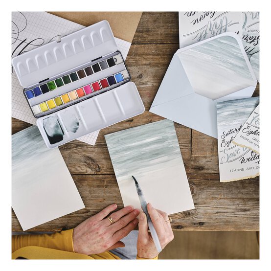 Shore & Marsh Half Pans Watercolour Set 24 Pack image number 3