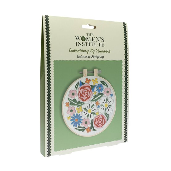 WI Floral Embroidery by Numbers Kit image number 5