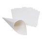 White Confetti Cones 10 Pack image number 1