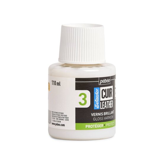 Pebeo Setacolor Gloss Leather Varnish 110ml  image number 3