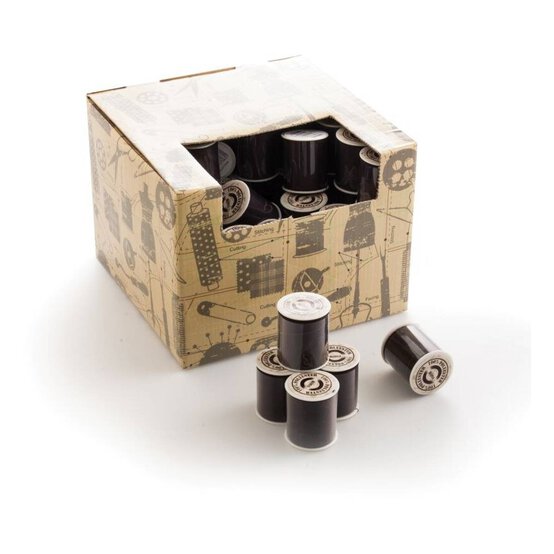 Polyester Thread x160m Black image number 1