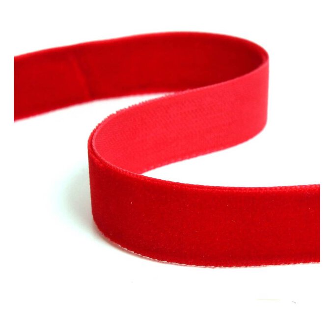 Red Velvet Ribbon 15mm x 5m image number 1