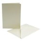 Pearlescent Cream Cards and Envelopes A6 4 Pack image number 1