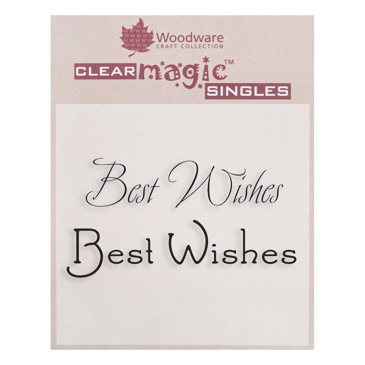 Best Wishes Clear Stamp Set 2 Pack Hobbycraft