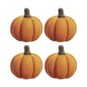 Clay Pumpkin Embellishments 4 Pack  image number 1