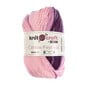Knitcraft Pink Purple Coral Cotton Festival DK 100g image number 1