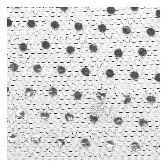 White Metallic Dot EVA Foam Sheet 22.5cm x 30cm image number 4
