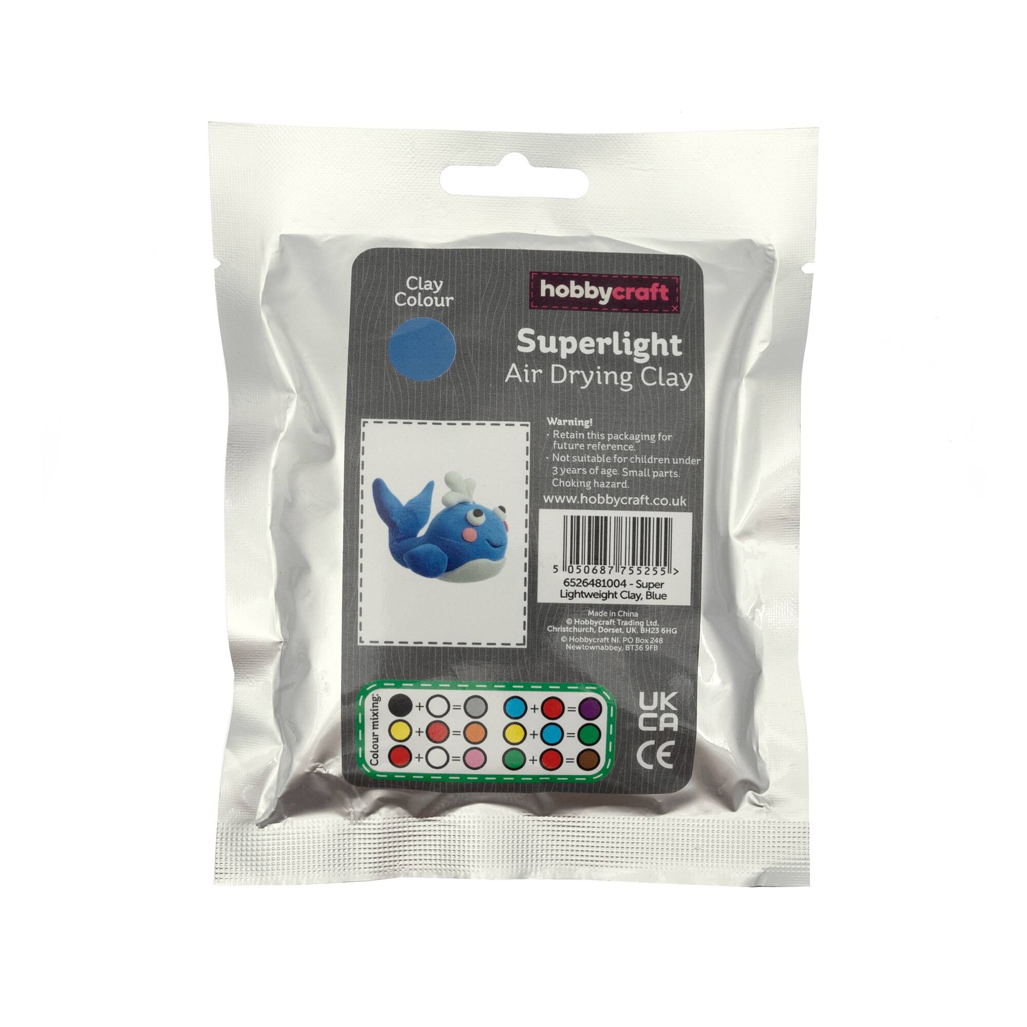 Blue Superlight Air Drying Clay 30g Hobbycraft