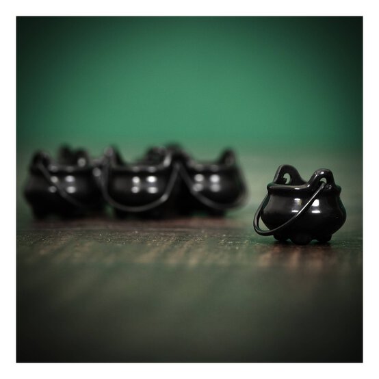 Black Cauldron Embellishments 6 Pack image number 1