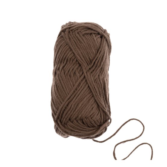 Knitcraft Brown Tiny Cotton Friends Yarn 25g image number 3