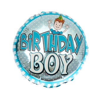 Large Birthday Boy Balloon