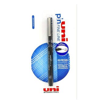 Uni Pin Fine Line Black Ink Pen 0.05mm