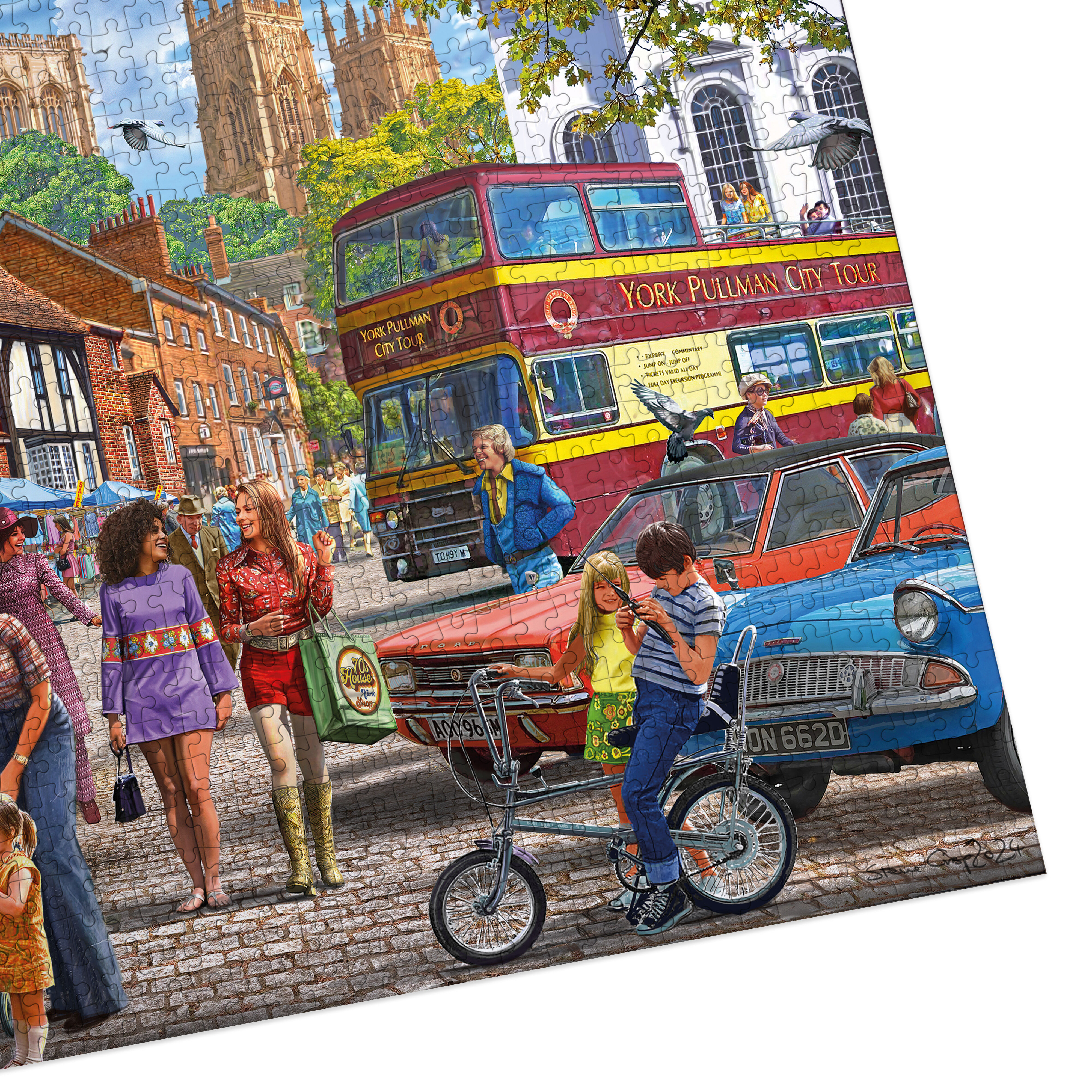 Gibsons York Market Jigsaw Puzzle 1000 Pieces | Hobbycraft