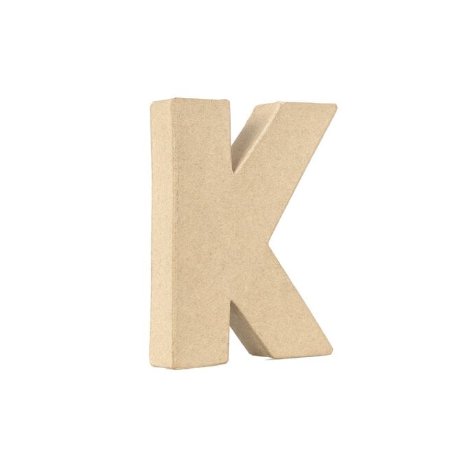 Mini Mache Letter K 10cm image number 1