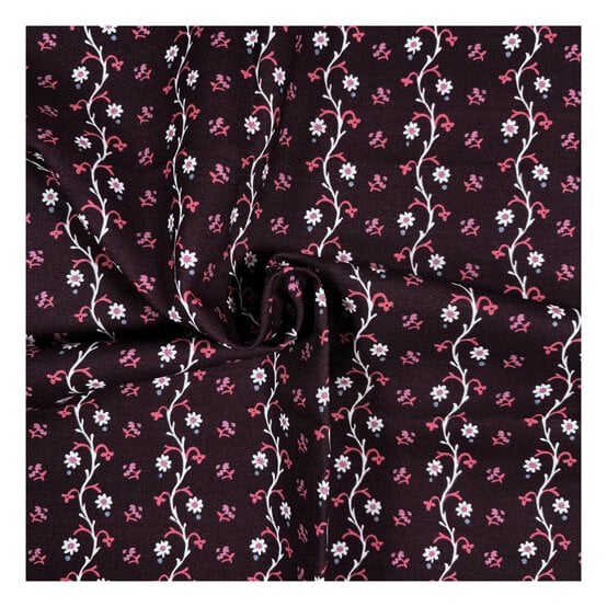 V&A Regency Threads Regal Vine Cotton Fabric by the Metre image number 1