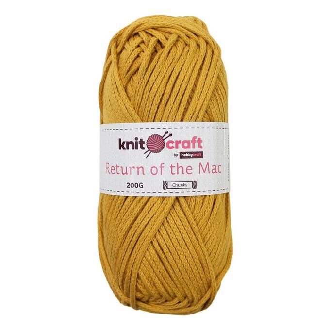 Knitcraft Mustard Return of the Mac Yarn 200g
