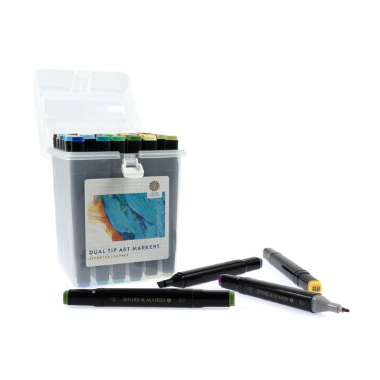 Shore & Marsh Dual Tip Art Markers 36 Pack image number 2