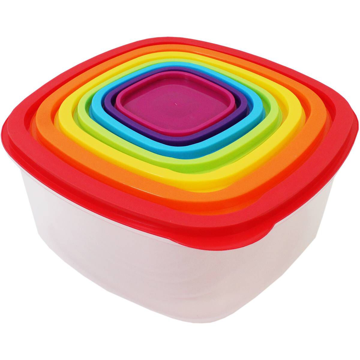 Rainbow Storage Container Set 7 Pieces Hobbycraft