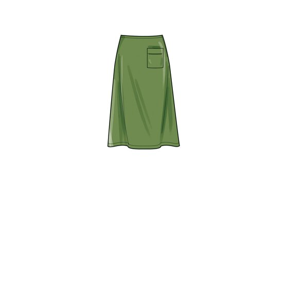 Simplicity Women&rsquo;s Skirts Sewing Pattern S9648 (16-24) image number 6