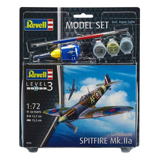Revell Spitfire Mk.IIa Model Kit 1:72 image number 1