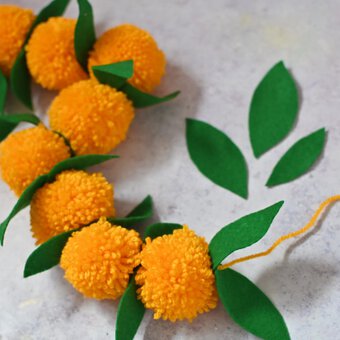 How to Make a Diwali Garland