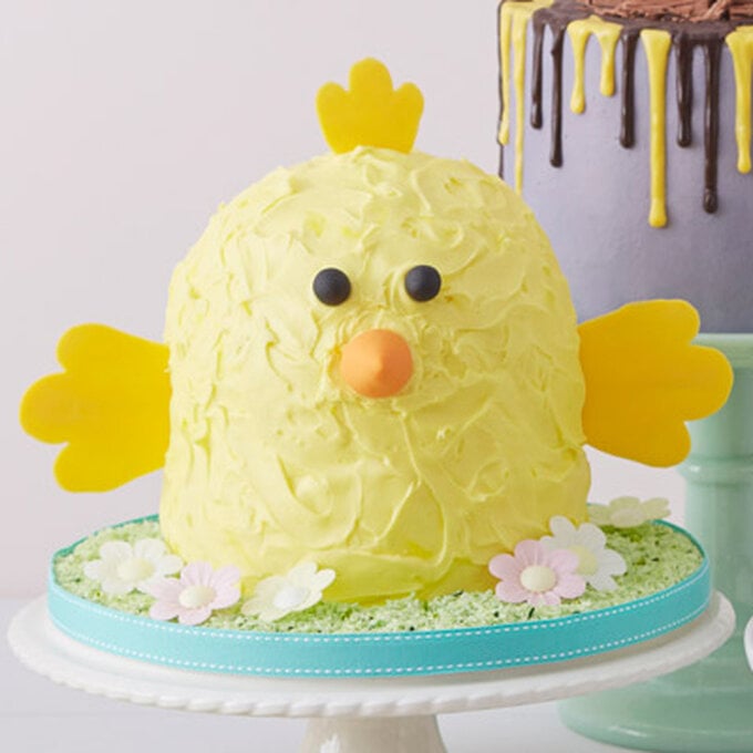 How to Make an Easy Easter Chick Cake image number 1