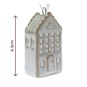 Hanging Beige Ceramic House Decoration 6cm image number 3