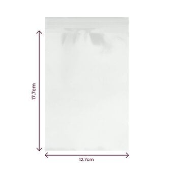 Anita’s Clear Plastic Card Bags 5 x 7 Inches 50 Pack image number 3