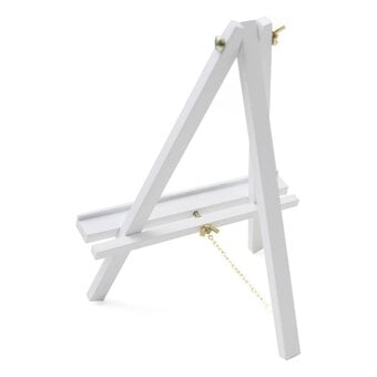 White Mini Tripod Table Easel 24 x 20 x 30cm