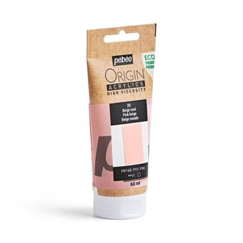 Pebeo Origin Pink Beige Acrylic Paint 60ml 