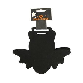 Halloween Black Bat Foam Shapes 4 Pack image number 3