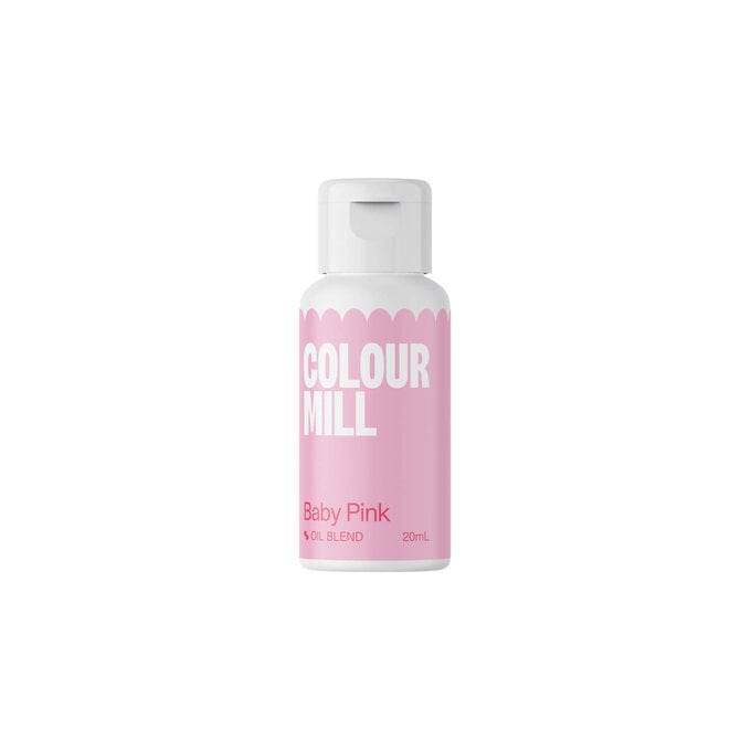 Colour Mill Baby Pink Oil Blend Food Colouring 20ml image number 1