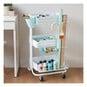 Mint Green Storage Trolley and Accessories Bundle image number 3