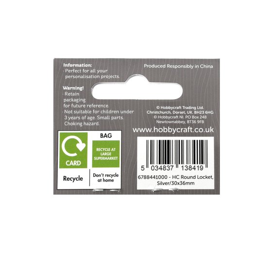 Silver Round Locket Pendant image number 4
