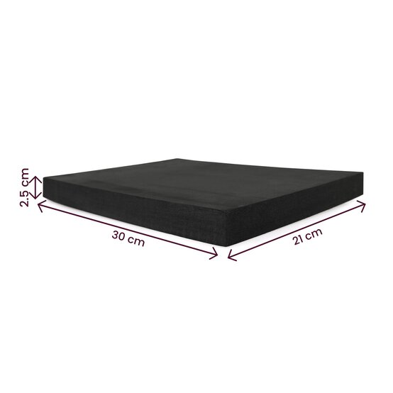 Black Thick EVA Foam Sheet 21cm x 30cm image number 4