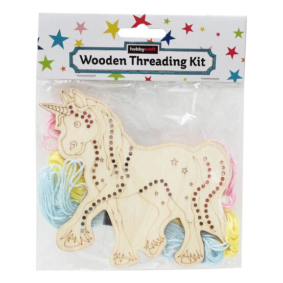 Unicorn Wooden Threading Kit image number 2