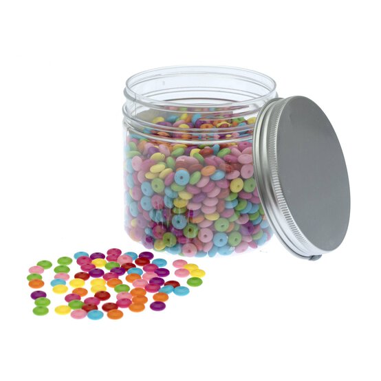 Opaque Rainbow Beads Tub 200g image number 1