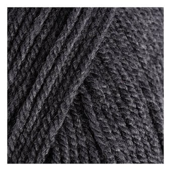 Knitcraft Dark Grey Everyday Aran Yarn 100g image number 2