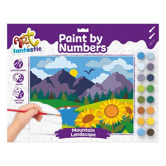 Mountain Landscape Paint by Numbers