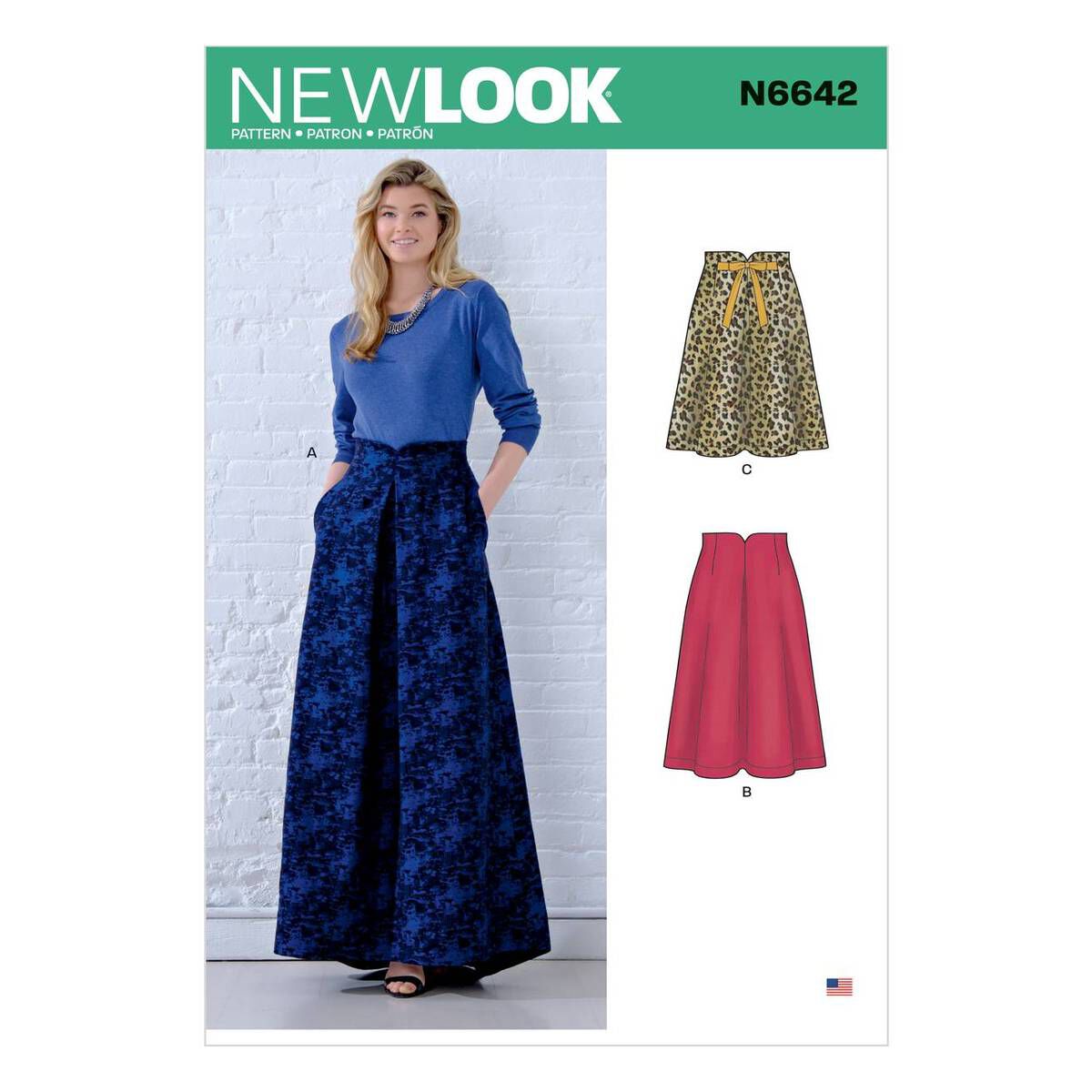New Look Women’s Skirt Sewing Pattern N6642 | Hobbycraft
