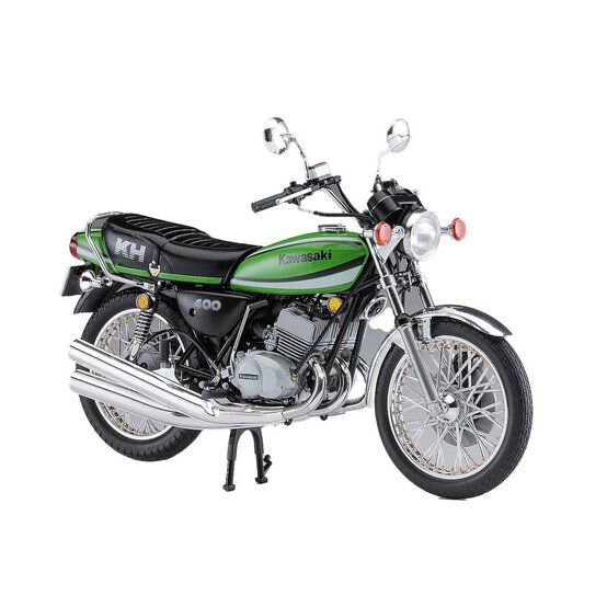 Hasegawa Kawasaki KH400-A7 Model Kit 1:12 image number 2