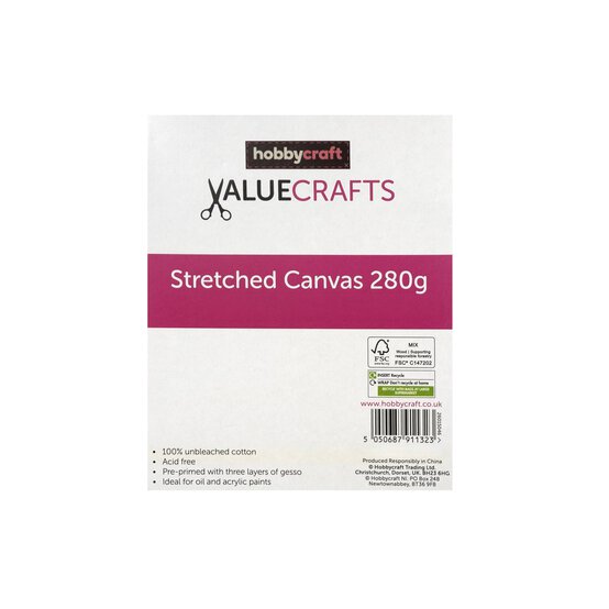 Valuecrafts Heart Stretched Canvas 30cm image number 5