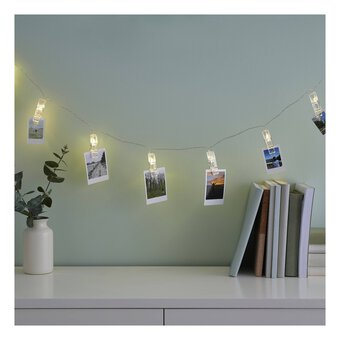 Create & Celebrate LED String Lights with Pegs 1.5m