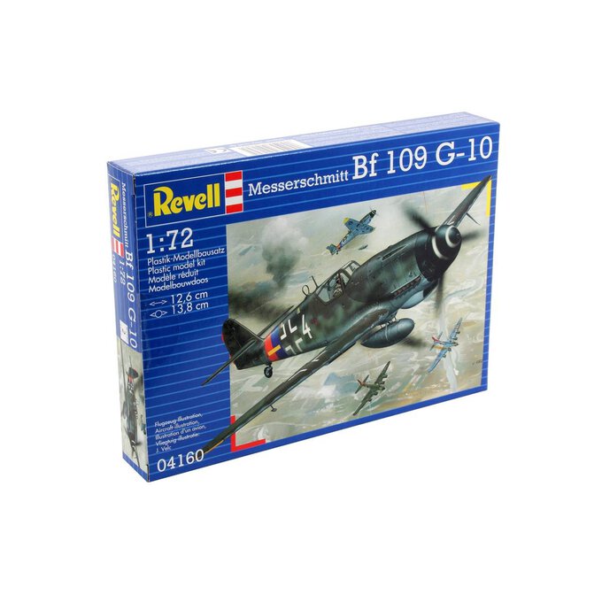 Revell Messerschmitt BF109 G-10 Model Kit 1:72 image number 1