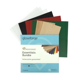 Glowforge Proofgrade Essentials Bundle 12 Pieces