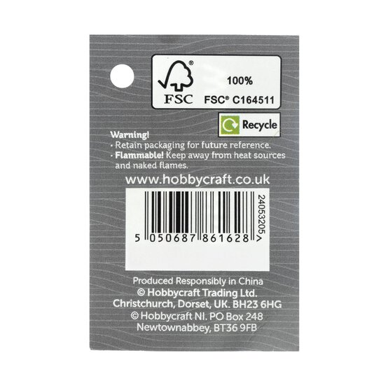 MDF Wooden Number 5 13cm image number 5