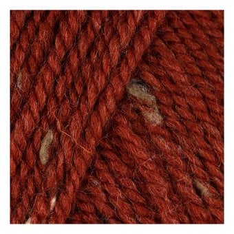 James C Brett Rust Rustic Aran Tweed 400g